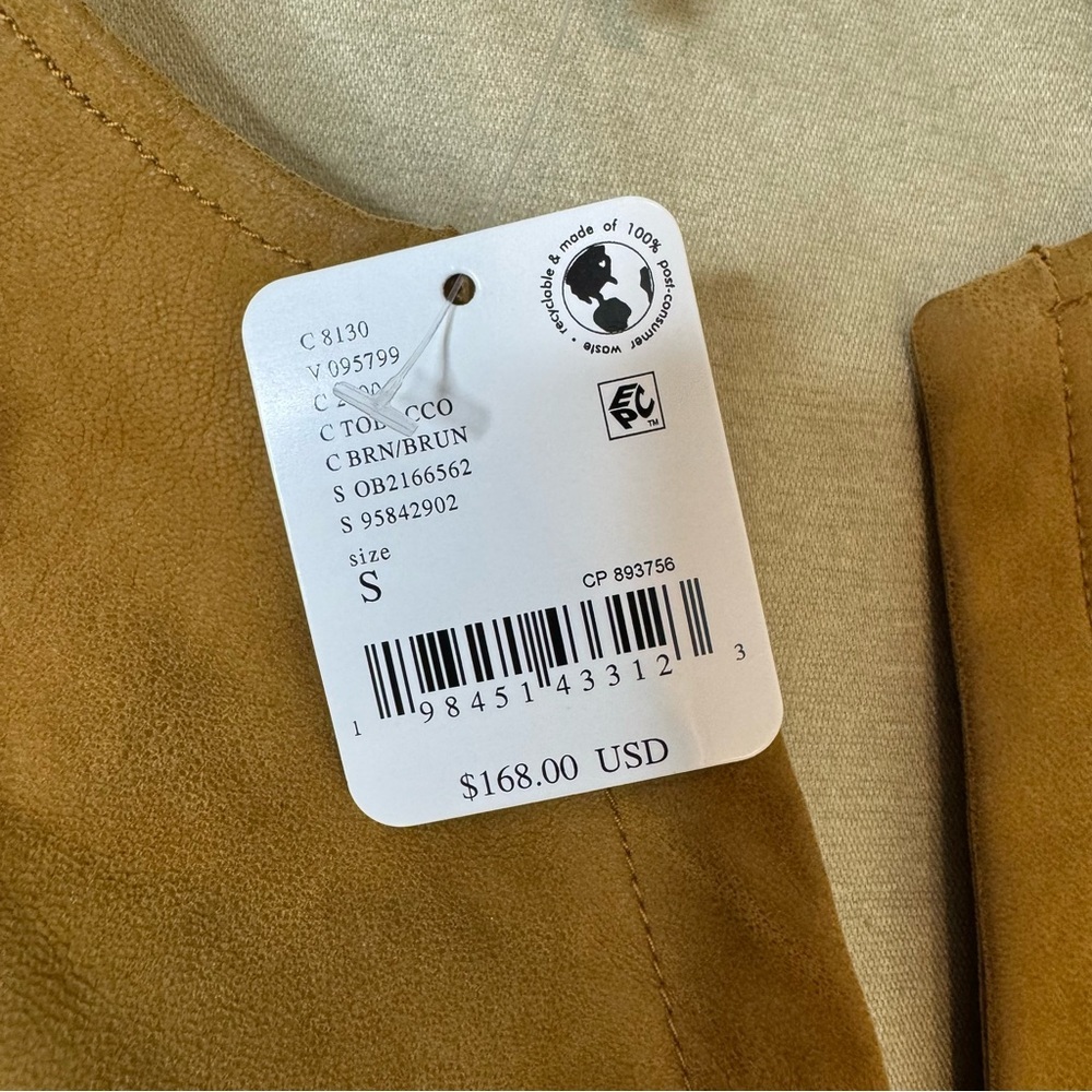Free People Bradley Faux Suede Mini Shift Dress tan size small - Picture 11 of 13